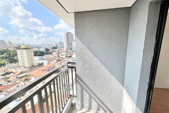 Varanda da Sala de kitnet/studio à venda com 1 quarto, 31m² em Parada Inglesa, São Paulo