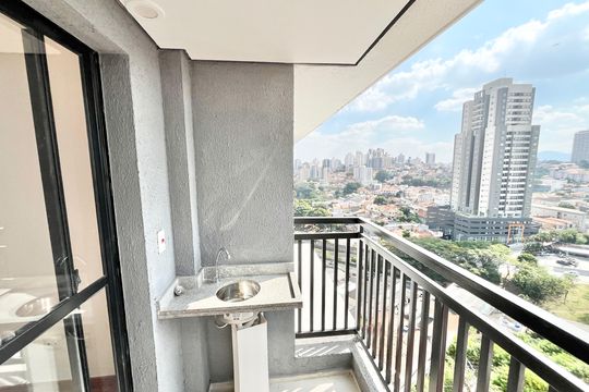 Varanda da Sala de kitnet/studio para alugar com 1 quarto, 31m² em Parada Inglesa, São Paulo