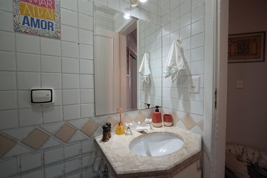 Banheiro de apartamento à venda com 3 quartos, 82m² em Jardim Vila Mariana, São Paulo
