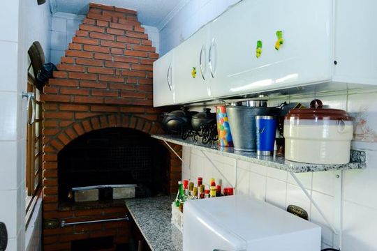 Cozinha da Área gourmet de casa à venda com 3 quartos, 350m² em Vila Galvão, Guarulhos