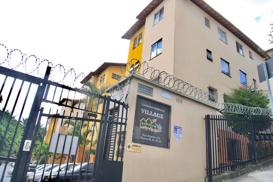 Entrada do Prédio de apartamento à venda com 2 quartos, 47m² em Vila Magnesita, Belo Horizonte