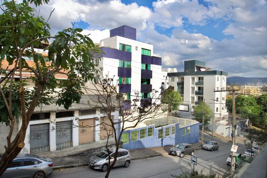 Quarto 1 - Vista de apartamento à venda com 2 quartos, 47m² em Vila Magnesita, Belo Horizonte