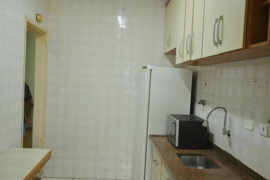 Cozinha  de apartamento à venda com 2 quartos, 68m² em Vila Lucia, São Bernardo do Campo