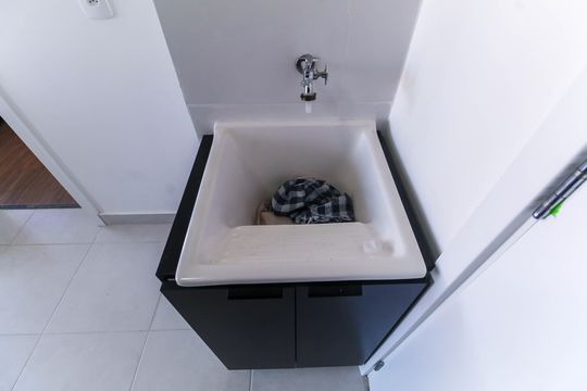 Área de Serviço de apartamento para alugar com 1 quarto, 28m² em Brás, São Paulo