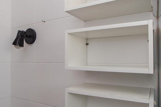 Banheiro de apartamento para alugar com 1 quarto, 42m² em Jardim Brasil (zona Norte), São Paulo