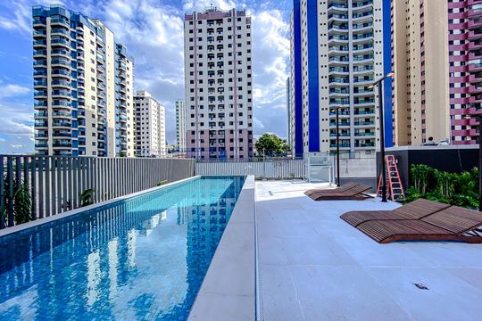 Área comum - Piscina de kitnet/studio à venda com 1 quarto, 26m² em Vila Regente Feijó, São Paulo
