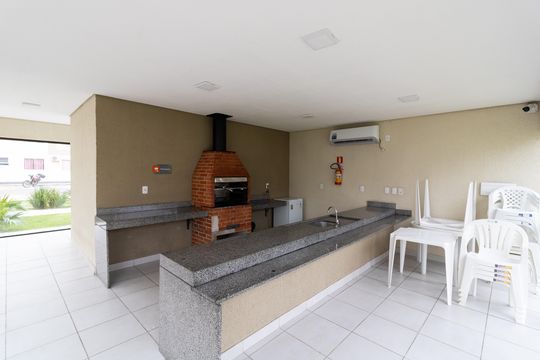 Área comum - Churrasqueira de apartamento à venda com 2 quartos, 41m² em Restinga, Porto Alegre