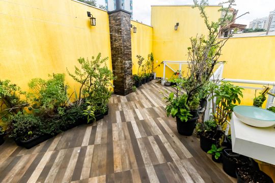 Terraço de casa à venda com 3 quartos, 202m² em Vila Prel, São Paulo