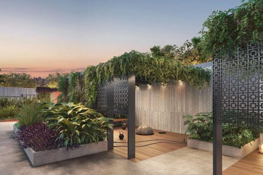 Área comum de apartamento para alugar com 1 quarto, 53m² em Alphaville Industrial, Barueri