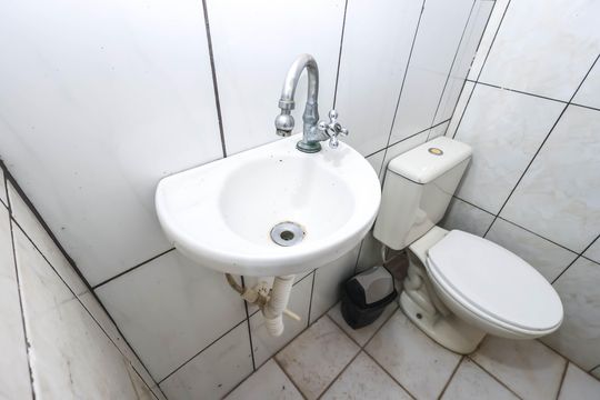 Banheiro de casa para alugar com 1 quarto, 28m² em Vila São José, São Paulo