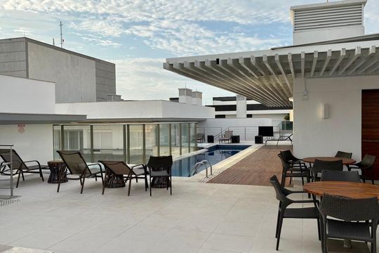 Área comum - Piscina de apartamento para alugar com 2 quartos, 80m² em Lagoa Pequena, Florianópolis