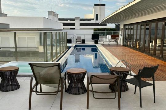 Área comum - Piscina de apartamento para alugar com 2 quartos, 80m² em Lagoa Pequena, Florianópolis
