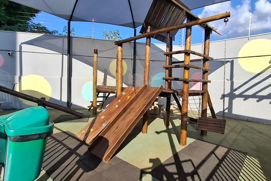 Área comum - Playground de apartamento para alugar com 2 quartos, 42m² em Jardim Santa Cecilia - Bonfim Paulista, Ribeirão Preto