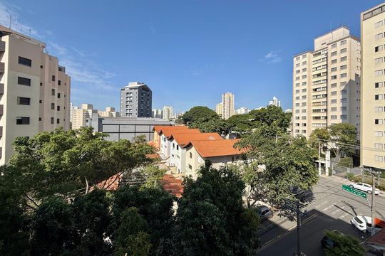 Vista  de apartamento à venda com 2 quartos, 60m² em Vila Paulista, São Paulo