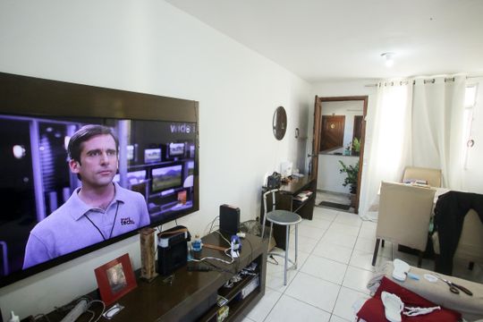Sala de apartamento à venda com 2 quartos, 44m² em Taquara, Rio de Janeiro