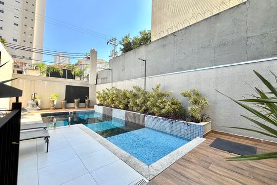 Área comum - Piscina de apartamento para alugar com 1 quarto, 26m² em Vila da Saúde, São Paulo