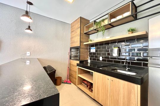 Área comum - Churrasqueira de apartamento para alugar com 1 quarto, 26m² em Vila da Saúde, São Paulo