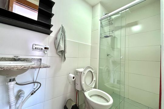Banheiro da Suíte de apartamento para alugar com 1 quarto, 26m² em Vila da Saúde, São Paulo