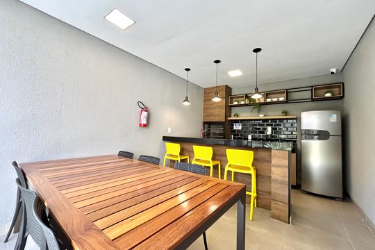 Área comum - Churrasqueira de apartamento para alugar com 1 quarto, 26m² em Vila da Saúde, São Paulo