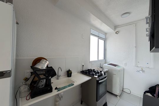 Cozinha de apartamento para alugar com 2 quartos, 61m² em Taquara, Rio de Janeiro