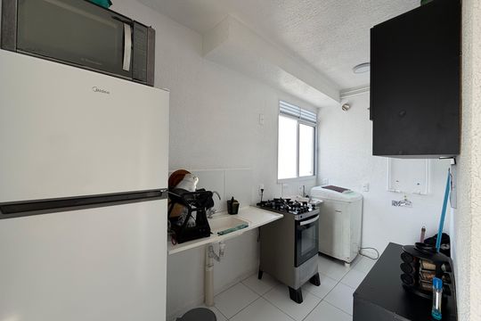 Cozinha de apartamento para alugar com 2 quartos, 61m² em Taquara, Rio de Janeiro