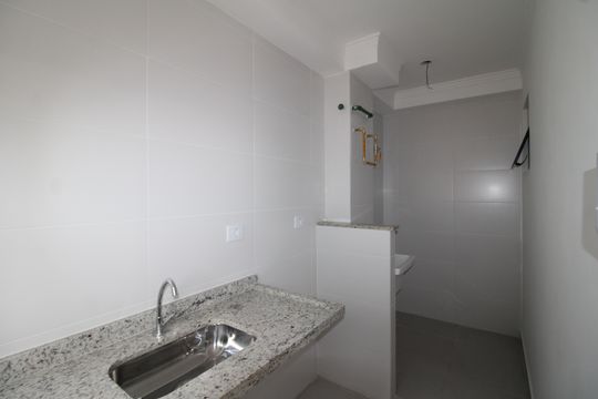 Sala / Cozinha de apartamento à venda com 2 quartos, 37m² em Vila Constança, São Paulo
