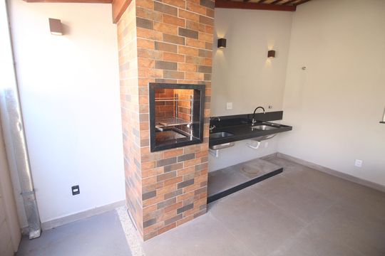 Área gourmet de casa à venda com 2 quartos, 100m² em Diamante, Belo Horizonte