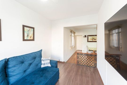Sala de apartamento à venda com 4 quartos, 140m² em Tijuca, Rio de Janeiro