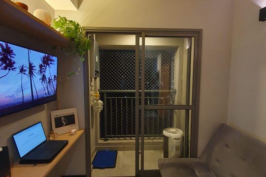 Sala de apartamento à venda com 1 quarto, 29m² em Jardim Prudência, São Paulo