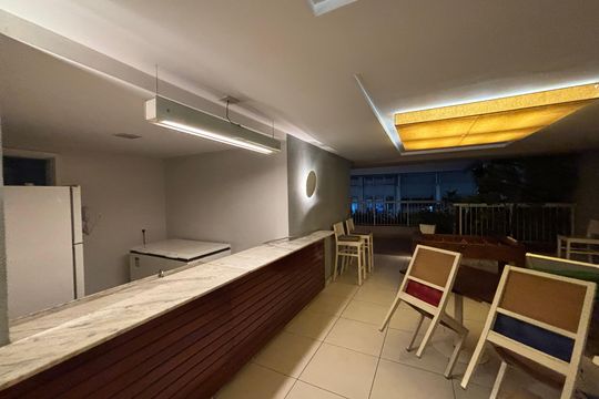 Área comum - salão de festas de apartamento à venda com 3 quartos, 95m² em Botafogo, Rio de Janeiro