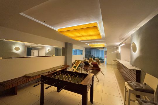 Área comum - salão de festas de apartamento à venda com 3 quartos, 95m² em Botafogo, Rio de Janeiro