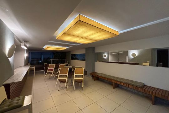 Área comum - salão de festas de apartamento à venda com 3 quartos, 95m² em Botafogo, Rio de Janeiro