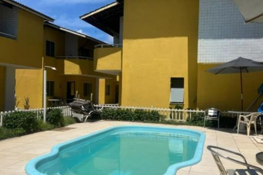 Piscina de casa de condomínio para alugar com 3 quartos, 120m² em Stella Maris, Salvador
