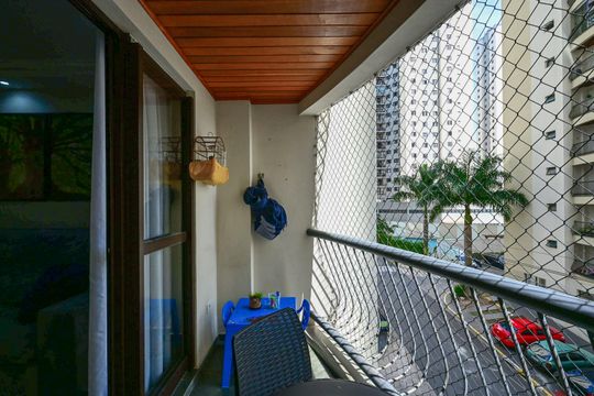 Varanda de apartamento à venda com 3 quartos, 111m² em Chácara Agrindus, Taboão da Serra