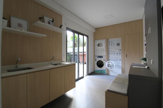 Área Comum - Lavanderia de apartamento à venda com 1 quarto, 35m² em Moema, São Paulo