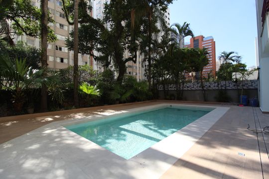 Área Comum - Piscina de apartamento à venda com 1 quarto, 35m² em Moema, São Paulo