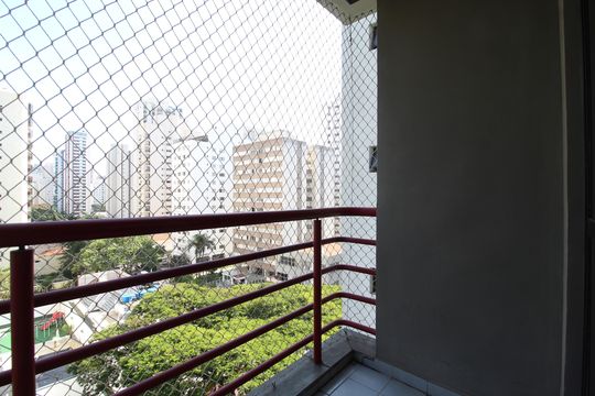 Varanda de apartamento à venda com 1 quarto, 35m² em Moema, São Paulo
