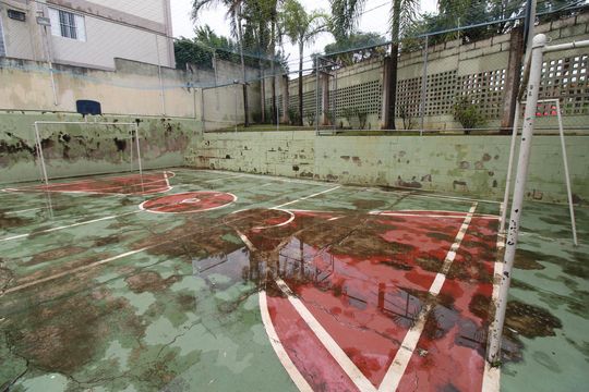 Área comum - Quadra Esportiva de apartamento para alugar com 2 quartos, 45m² em Jardim Satélite, São José dos Campos