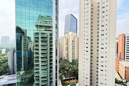 Vista de apartamento à venda com 1 quarto, 41m² em Vila Olímpia, São Paulo
