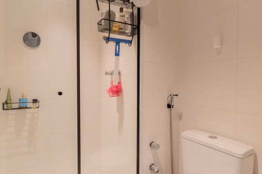 Banheiro de apartamento à venda com 1 quarto, 40m² em Bela Vista, São Paulo
