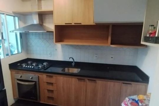 Cozinha de casa de condomínio para alugar com 3 quartos, 110m² em Jardim Ipes, Cotia
