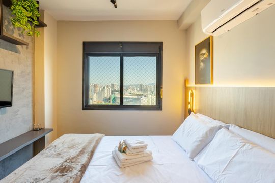 Quarto de apartamento à venda com 1 quarto, 29m² em Água Branca, São Paulo