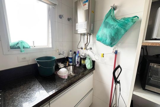 Área de Serviço de apartamento à venda com 1 quarto, 40m² em Carandiru, São Paulo