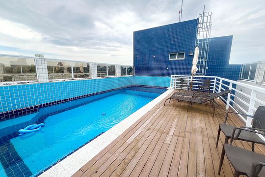 Área comum - Piscina de apartamento à venda com 1 quarto, 40m² em Carandiru, São Paulo