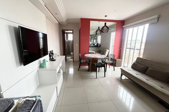 Sala de apartamento à venda com 1 quarto, 40m² em Carandiru, São Paulo