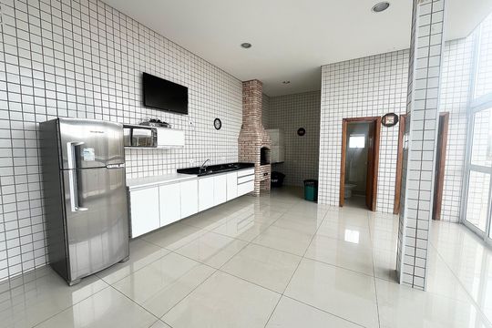 Área comum - Churrasqueira de apartamento à venda com 1 quarto, 40m² em Carandiru, São Paulo