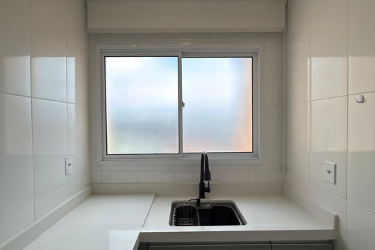 Cozinha e Área de Serviço de apartamento à venda com 2 quartos, 60m² em Paulicéia, São Bernardo do Campo