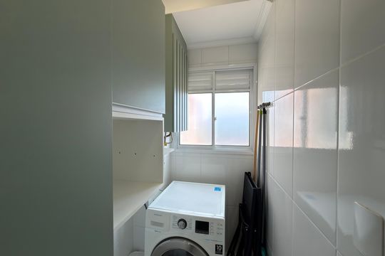 Cozinha e Área de Serviço de apartamento à venda com 2 quartos, 60m² em Paulicéia, São Bernardo do Campo