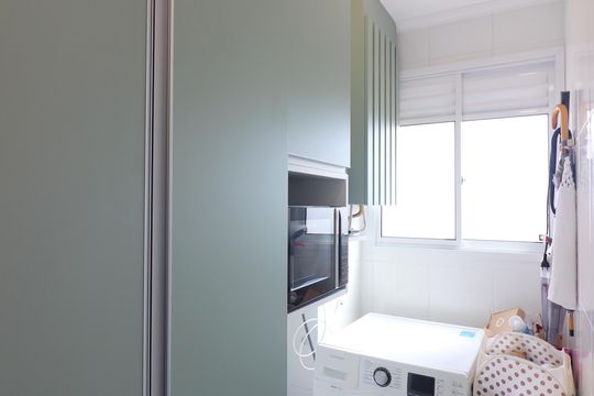 Área de Serviço de apartamento para alugar com 2 quartos, 59m² em Paulicéia, São Bernardo do Campo