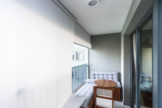Varanda de kitnet/studio para alugar com 1 quarto, 37m² em Ipiranga, São Paulo